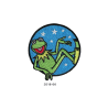 The Muppets  Kermit broderet strygemærke
