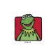 The Muppets Kermit broderet strygemærke