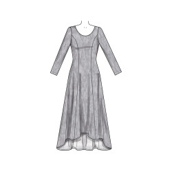 Kjole High/low  New Look snitmønster 6765