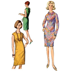 1960´vintage kjole også plusmode  Simplicity snitmønster 9846