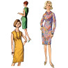 1960´vintage kjole også plusmode  Simplicity snitmønster 9846