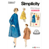 1950´Vintage frakke også plusmode Simplicity snitmønster 9847