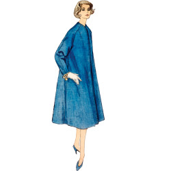 1950´Vintage frakke også plusmode Simplicity snitmønster 9847