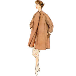 1950´Vintage frakke også plusmode Simplicity snitmønster 9847