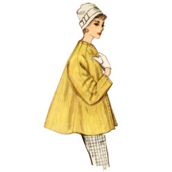 1950´Vintage frakke også plusmode Simplicity snitmønster 9847