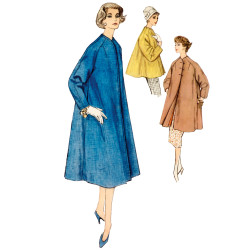 1950´Vintage frakke også plusmode Simplicity snitmønster 9847