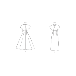 1950´vintage kjole Simplicity snitmønster S9849