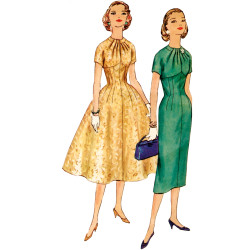 1950´vintage kjole Simplicity snitmønster S9849