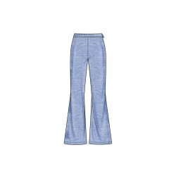 Pigetøj bluse og bukser Simplicity snitmønster S9863