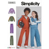 Fritidssæt dreng/pige  Simplicity snitmønster S9865 A