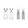 Kjole og jumpsuit også plusmode Simplicity snitmønster S9850