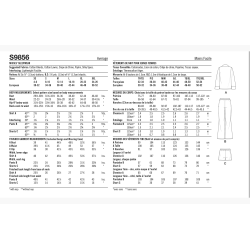 Dame pyjamas Simplicity snitmønster S9856 A