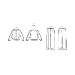 Dame pyjamas Simplicity snitmønster S9856 A