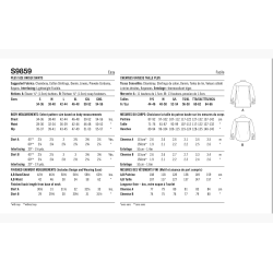 Unisex skjorte ham/hende plusmode  Simplicity snitmønster S9859 easy