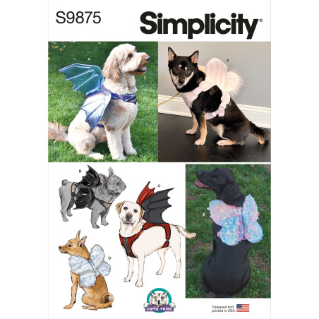 Hundesele m/vinger Simplicity snitmønster S9875
