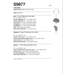 Tøjdyr Simplicity snitmønster S9877