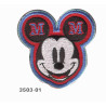 Mickey Mouse broderet strygemærke