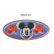 Mickey Mouse broderet strygemærke