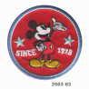 Mickey Mouse since 1928 broderet strygemærke