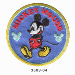 Mickey Mouse broderet strygemærke