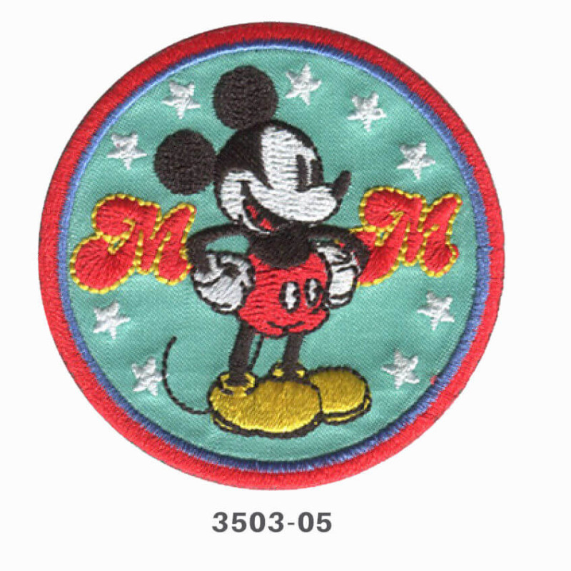 Mickey Mouse broderet strygemærke