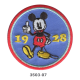 Mickey Mouse 1928 broderet strygemærke