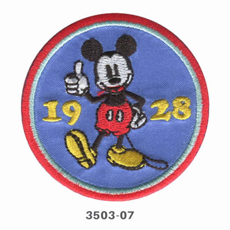 Mickey Mouse 1928 broderet strygemærke
