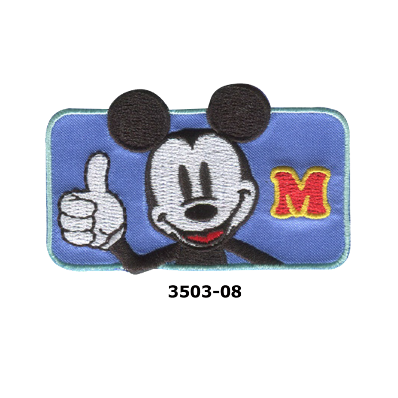 Mickey Mouse broderet strygemærke