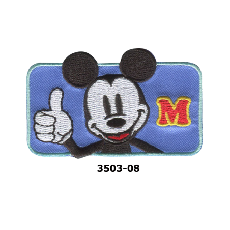 Mickey Mouse broderet strygemærke