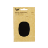 Imiteret ruskinds lapper oval 10x15 cm