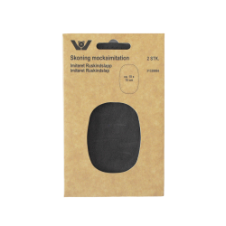Imiteret ruskinds lapper oval 10x15 cm