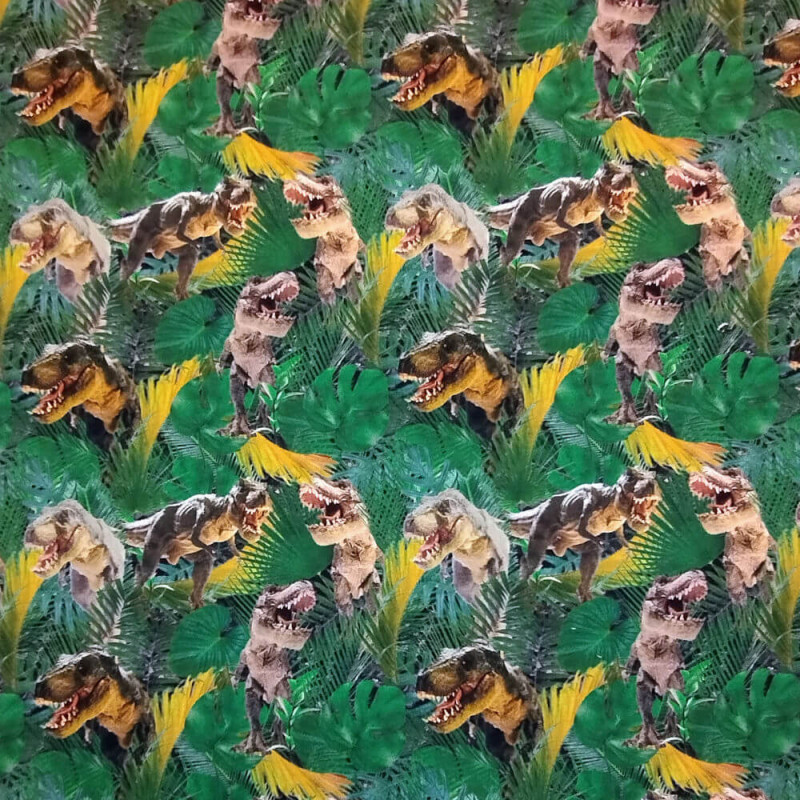 Isoli m/ Dinosaurus grøn bund
