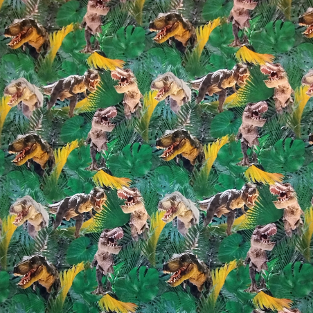 Isoli m/ Dinosaurus grøn bund