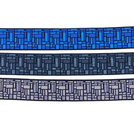 Elastik m/mosaik   40 mm bred