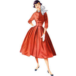Vintage 1950érne nederdel og kort jakke Simplicity snitmønster S9882
