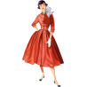 Vintage 1950érne nederdel og kort jakke Simplicity snitmønster S9882