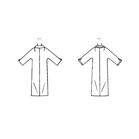 Vintage 1960ér frakke Vendbar frakke Str.: 34-42 Str.: 44-52 Også plusmode Simplicity snitmønster S9883