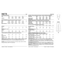 Top m/snøre og bukser New look snitmønster easy N6779