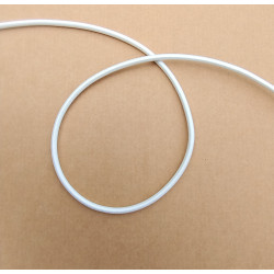 Rund elastik Ø 4 mm hvid