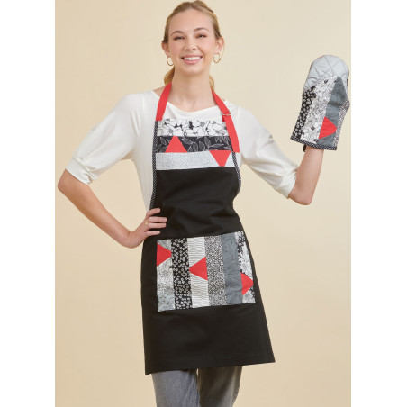 Forklæde og dækkeservietter Simplicity snitmønster 9942 OS