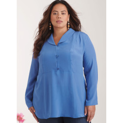 Sommer skjorte/bluse  plusmode Simplicity snitmønster 9890