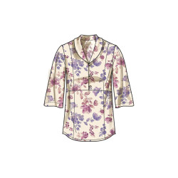 Sommer skjorte/bluse  plusmode Simplicity snitmønster 9890