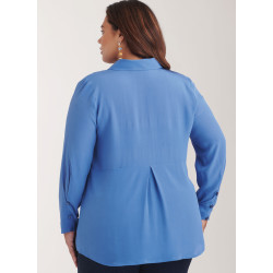 Sommer skjorte/bluse  plusmode Simplicity snitmønster 9890