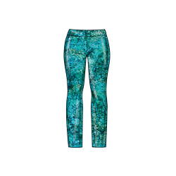 Leggings og kort jakke også plusmode Simplicit snitmønster 9895