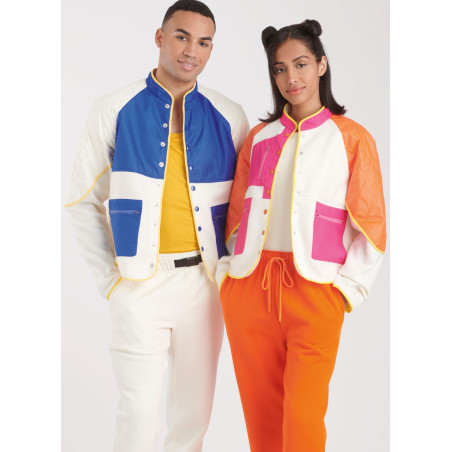 Unisex jakke  ham/hende Simplicity snitmønster 9896 A