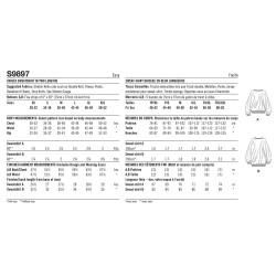 Unisex sweatshirt ham/hende Simplicity snitmønster 9897 A