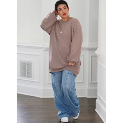 Unisex sweatshirt ham/hende Simplicity snitmønster 9897 A