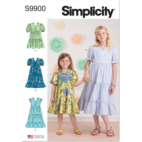 Pigekjoler Simplicity snitmønster 9900