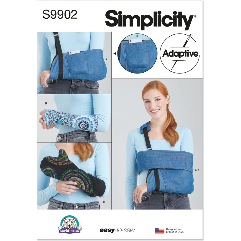 Slynge til en brækket arm Simplicity snitmønster 9902 A