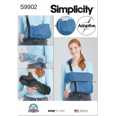 Slynge til en brækket arm Simplicity snitmønster 9902 A